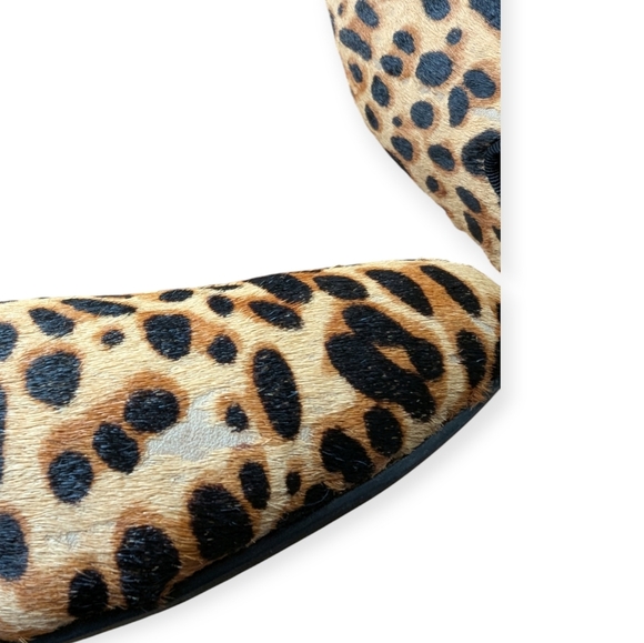 ✨Birdies The Starling Loafers Leopard Print Calf Hair Animal Print Shoes - Picture 9 of 10